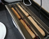 A picture of step 3 of Toast and peanut butter.