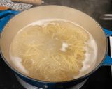 A picture of step 2 of Edamame Lemon Pasta.