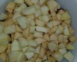 A picture of step 2 of Apple Brown Betty.