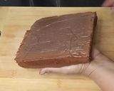 A picture of step 6 of New Year chocolate Cake 2023.