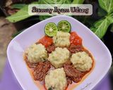 Foto langkah ke 5 dari resep Siomay Ayam Udang Bumbu Kacang (Versi Kukus) Part. 2.