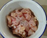 Foto langkah ke 1 dari resep Pepes Ayam Jamur Tahu.