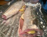 A picture of step 2 of Grilled Mackerel + Salad.