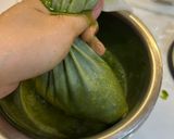 Hình bước làm 5 của món Sương Sâm Vò Từ Lá Không Bị Bọt