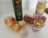 Foto del paso 1 de la receta: Garbanzo con jamón y chorizo