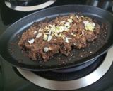 A picture of step 8 of Panchratna Chocolate Halwa Sizzler.