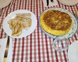 Foto del paso 12 de la receta: Tortilla de patatas con filetes pechugas asadas