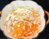 Hình bước làm 3 của món Soup đậu hũ non rau củ