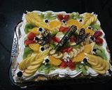 صورة لخطوة 5 من وصفة تورتة بالفواكه🍎🍌🍊