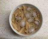 A picture of step 2 of Shrimp Yogurt Pasta Salad.
