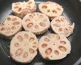 A picture of step 5 of Lotus root and minced pork millefeuille - Japanese.