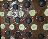 Gambar langkah 4 resipi Kek Pisang Coklat.
