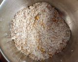 A picture of step 2 of Plum Crumble.