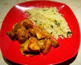 Almás csirkemell fahéjjal curryvel recept fázis 6 fotója
