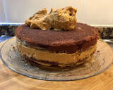 Foto del paso 15 de la receta: Tarta de chocolate rellena de crema de queso con dulce de leche