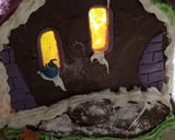 Foto del paso 6 de la receta: Mi casita de jengibre!! Con mucho chocolate,glasé y mucho color!!🧑🎄🧑🎄🎄🎄🎁🎇🎇
