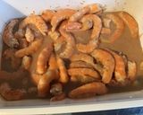Une image de l'étape 4 de Crevettes sauvages marinées sauce pêche curry au citron et aneth.