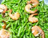 Foto langkah ke 3 dari resep Tumis Buncis dengan Udang.