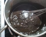 A picture of step 6 of Chocolate-Vanilla Pudding Shots.
