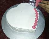 Heart shape cake with cocktail filling recipe step 8 photo