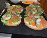 Foto del paso 4 de la receta: Bagels con salmón al curry