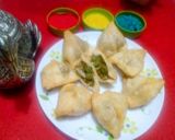 A picture of step 12 of Pea Samosas.