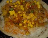 A picture of step 7 of Gunpowder double cheese Dosa.