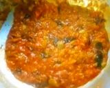 A picture of step 5 of South indian style ridge gourd chutney.