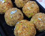 सत्तू ड्राईफ़्रूट्स कोकोनट लड्डू(sattu dryfruits coconut laddu re रेसिपी चरण 12 फोटो
