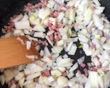 Lecsó virslivel recept fázis 4 fotója