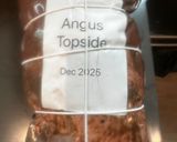 A picture of step 1 of Marinade for Topside Beef - Large pc. Yummy.
