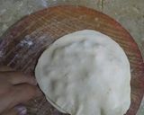 A picture of step 2 of ALU ka paratha.
