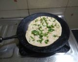 A picture of step 5 of Cheese butter masala and garlic naan.