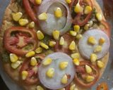 ચીઝ કોન એનીયન પીઝા(cheese corn onion pizza recipe in Gujarati) રેસીપી સ્ટેપ5ફોટો