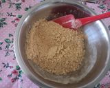 A picture of step 2 of Mohan Thaal (gram flour fudge).