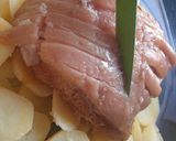 Kuktában főtt majd ropogósra sült Bőrös hús recept fázis 5 fotója