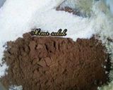 A picture of step 1 of Chocolate Basbousa 🍫🍫.