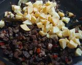 Foto del paso 4 de la receta: Frit Mallorqui amb vedella i xot. Frito de puntas de solomillo ternera y cordero