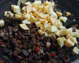 Foto del paso 4 de la receta: Frit Mallorqui amb vedella i xot. Frito de puntas de solomillo ternera y cordero