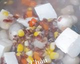 Hình bước làm 3 của món Cháo gạo lức nấm chay