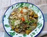Foto langkah ke 5 dari resep Tumis Sawi Putih Tauge Tahu.