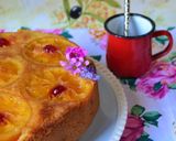Foto del paso 5 de la receta: Torta invertida de naranjas confitadas🍊