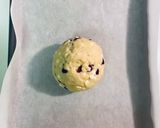 A picture of step 6 of SCONES with red berries & white chocolate chips!! 🍓🥛.