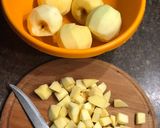 Фото кроку 1 до Бисквитный рулет с яблоками🍏.