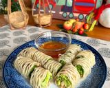Hình bước làm 3 của món Phở Sắn Cuộn Chay