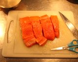 Foto del paso 11 de la receta: Salmón guarnicionado, con ensalarda mayoneseada