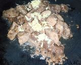 A picture of step 4 of Tawa Kaleji.