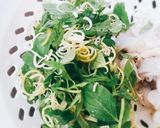 Hình bước làm 1 của món Gỏi nấm sò