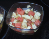 Foto del paso 3 de la receta: Manzana y sandía con moscatel y helado