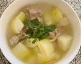 Hình bước làm 3 của món Canh bí đao sườn heo